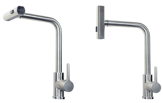 3-Mode Stainless Steel Kitchen Faucet
