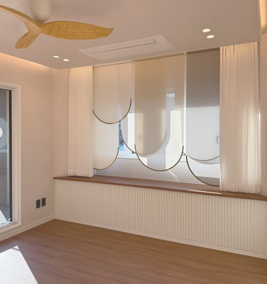 Wave Curve Sheer Roller Blind