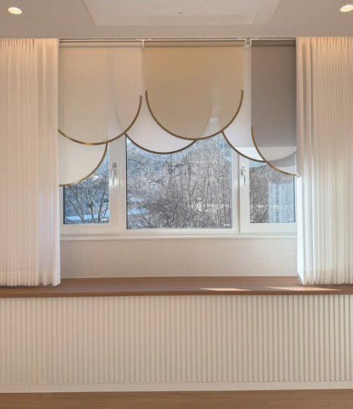 Wave Curve Sheer Roller Blind