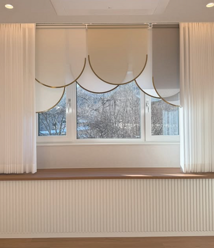 Wave Curve Sheer Roller Blind
