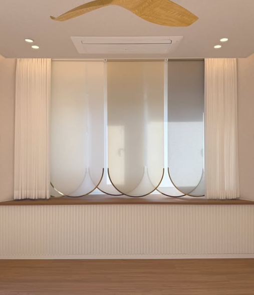 Wave Curve Sheer Roller Blind